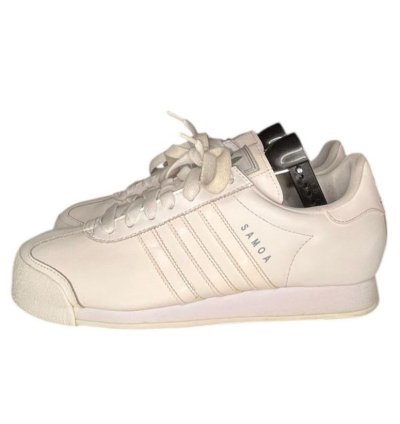 Adidas Originals Samoa Mens Leather Sneakers Size 10 White