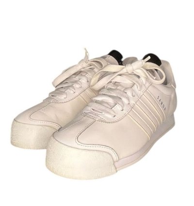 Adidas Originals Samoa Mens Leather Sneakers Size 10 White