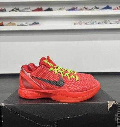 72244 Nike Kobe 6 Proto Reverse Grinch