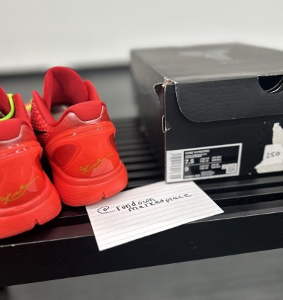 72244 Nike Kobe 6 Proto Reverse Grinch