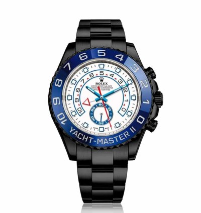 Rolex Yacht-master Ii Pvd Dlc Coated Stainless Steel Watch 116680