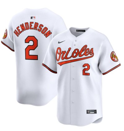 Gunnar Henderson Jersey 2 Baltimore Orioles White - All Stitched