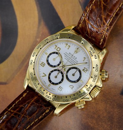 Rolex Daytona Zenith Ref 16518 18kt Yellow Gold From 1991 With Rolex Service 2022