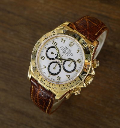 Rolex Daytona Zenith Ref 16518 18kt Yellow Gold From 1991 With Rolex Service 2022