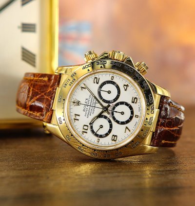 Rolex Daytona Zenith Ref 16518 18kt Yellow Gold From 1991 With Rolex Service 2022