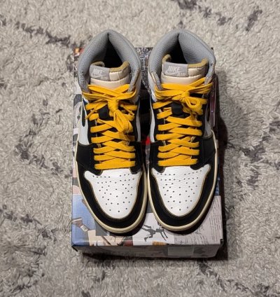 Union La X Air Jordan 1 Retro High Nrg black Toe
