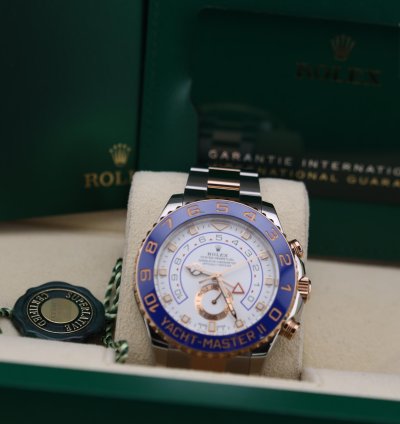 Rolex Yacht-master Ii Rose Gold 116681 Full Set