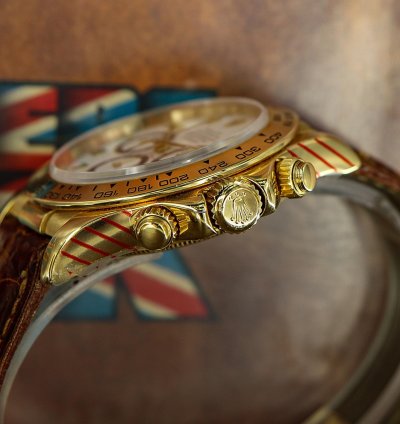 Rolex Daytona Zenith Ref 16518 18kt Yellow Gold From 1991 With Rolex Service 2022