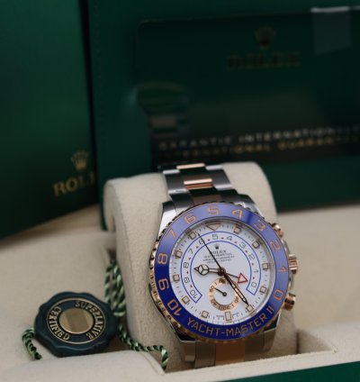 Rolex Yacht-master Ii Rose Gold 116681 Full Set