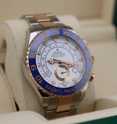 Rolex Yacht-master Ii Rose Gold 116681 Full Set