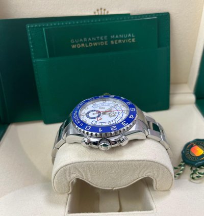 Rolex Yacht-master Ii Stainless Steel - Matte White Mercedes Dial 116680