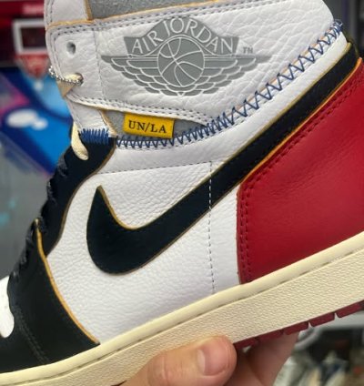 Union La X Air Jordan 1 Retro High Nrg black Toe