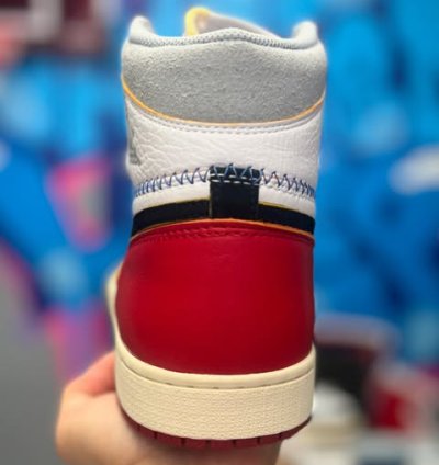 Union La X Air Jordan 1 Retro High Nrg black Toe