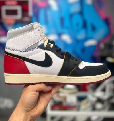 Union La X Air Jordan 1 Retro High Nrg black Toe