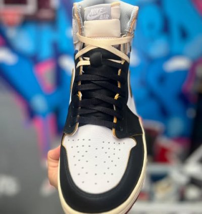 Union La X Air Jordan 1 Retro High Nrg black Toe