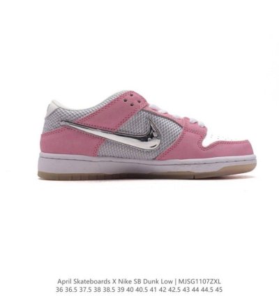 April Skateboards Pink x Nike Sb Dunk Low