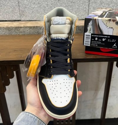 Union La X Air Jordan 1 Retro High Nrg black Toe