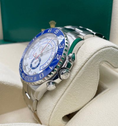 Rolex Yacht-master Ii Unworn Yacht-master Ii 116680 44mm Stainless Steel Blue Bezel Oyster Bracelet