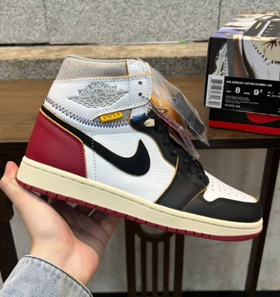 Union La X Air Jordan 1 Retro High Nrg black Toe