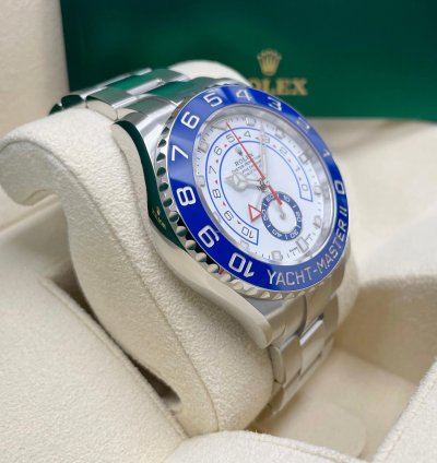 Rolex Yacht-master Ii Unworn Yacht-master Ii 116680 44mm Stainless Steel Blue Bezel Oyster Bracelet