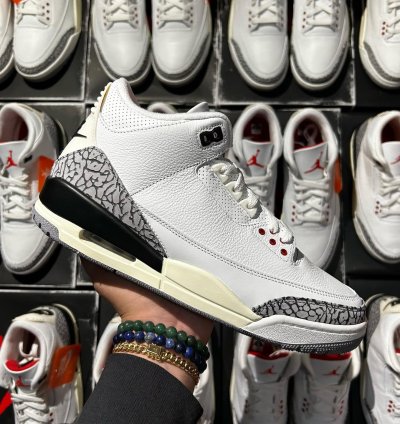 Air Jordan 3 Retro white Cement Reimagined