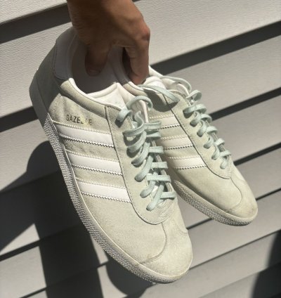 Adidas Pastel Ice Mint Gazelle 8 5