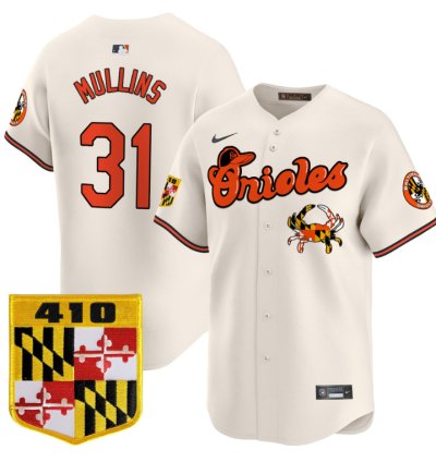 Cedric Mullins Jersey 31 Baltimore Orioles 410 Chesapeake Crab Patch Limited Stitched Cream