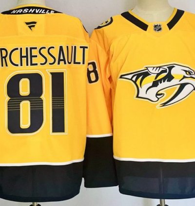 Nashville Predators 81 Jonathan Marchessault Jersey Stiched