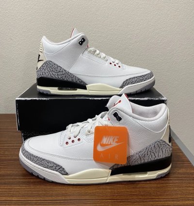 Air Jordan 3 Retro white Cement Reimagined