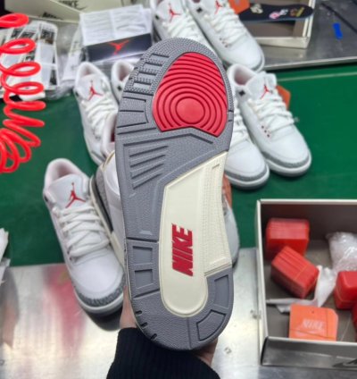Air Jordan 3 Retro white Cement Reimagined