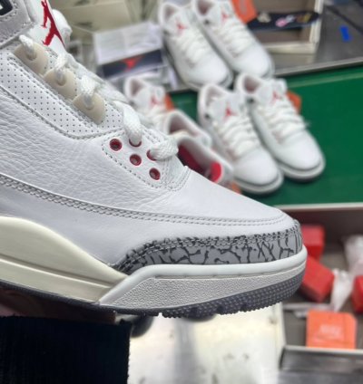 Air Jordan 3 Retro white Cement Reimagined