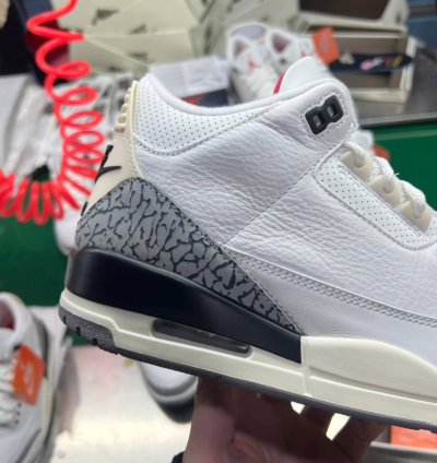 Air Jordan 3 Retro white Cement Reimagined