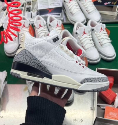 Air Jordan 3 Retro white Cement Reimagined