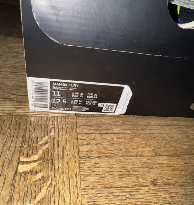 Ds Nike Mamba Fury Joker Men Size 11