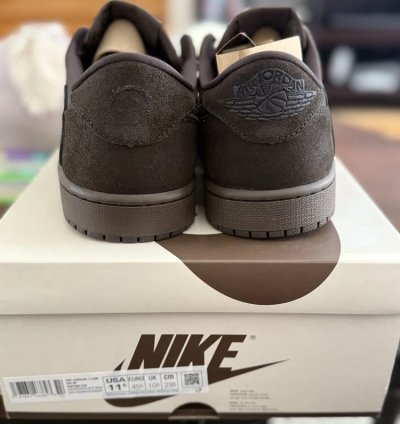 Travis Scott X Air Jordan 1 Low Og Sp Velvet Brown