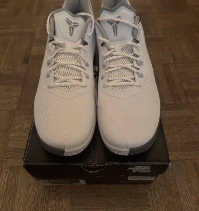 Ds Nike Mamba Fury White Wolf Grey Mens Size 14