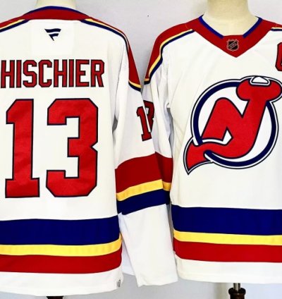 New Jersey Devils 13 Nico Hischier Jersey