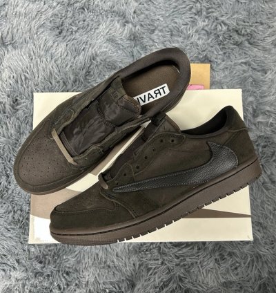 Travis Scott X Air Jordan 1 Low Og Sp Velvet Brown