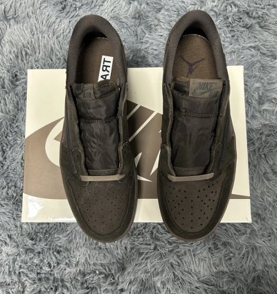 Travis Scott X Air Jordan 1 Low Og Sp Velvet Brown