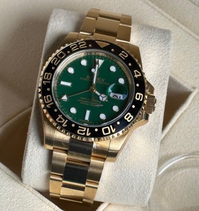 Rolex Gmt-master Ii 116718ln All Stickers Nos Eu 2014 Unworn Chromalight Ungetragen