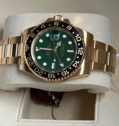 Rolex Gmt-master Ii 116718ln All Stickers Nos Eu 2014 Unworn Chromalight Ungetragen