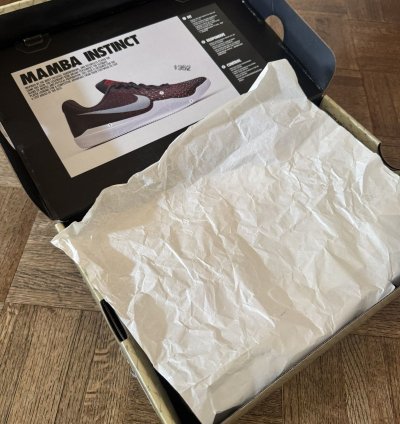 Ds Nike Mamba Instinct White Grey Pure Platinum Size 13
