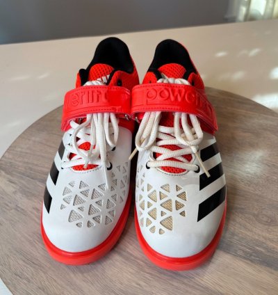 Adidas Powerlift 3 Neon Orange Men Shoes Trainers Size 7