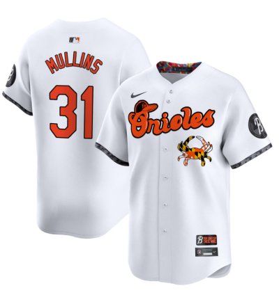 Cedric Mullins Jersey 31 Baltimore Orioles Maryland Blue Crab Vapor Stitched White