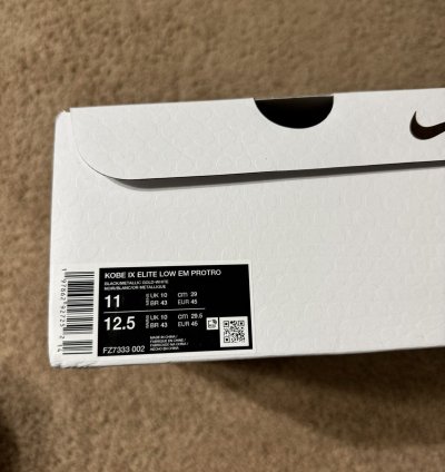 In Hand Nike Kobe 9 Low Protro Gigi Mambacita Size 11