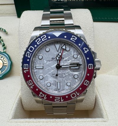 Rolex Gmt-master Ii 116719blro Pepsi Meteorite New 2023