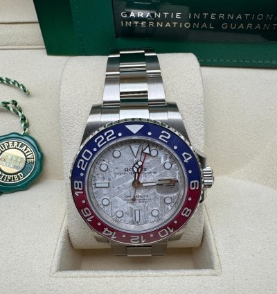 Rolex Gmt-master Ii 116719blro Pepsi Meteorite New 2023