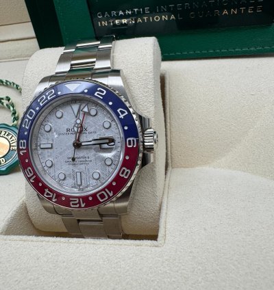 Rolex Gmt-master Ii 116719blro Pepsi Meteorite New 2023