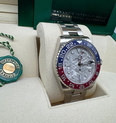Rolex Gmt-master Ii 116719blro Pepsi Meteorite New 2023