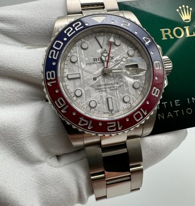 Rolex Gmt-master Ii 116719blro Pepsi Meteorite New 2023